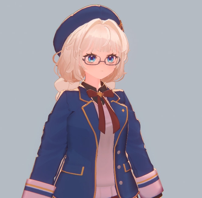 VTUBER用フルスクラッチ3Dモデルします 数年間ゲーム業界のモデラーとして働きましたー(˶• ֊•˶) イメージ1