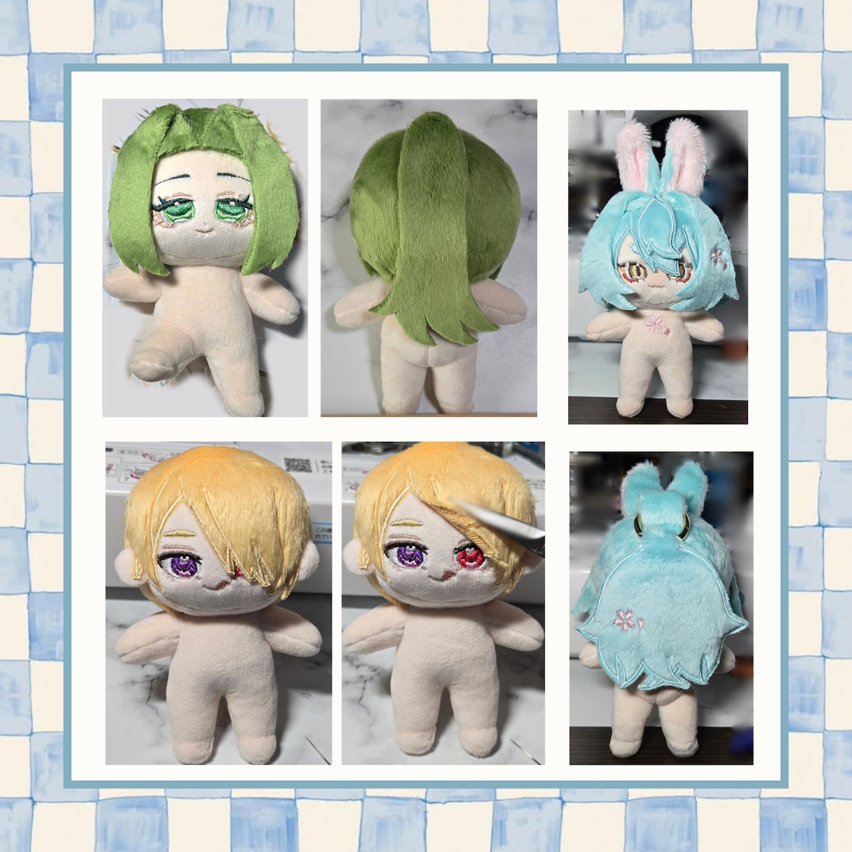 世界に一つだけのあなたのぬいぐるみをお届けします 一次創作  ぬいぐるみオーダーメイド  自作ぬい  綿花娃娃 イメージ8