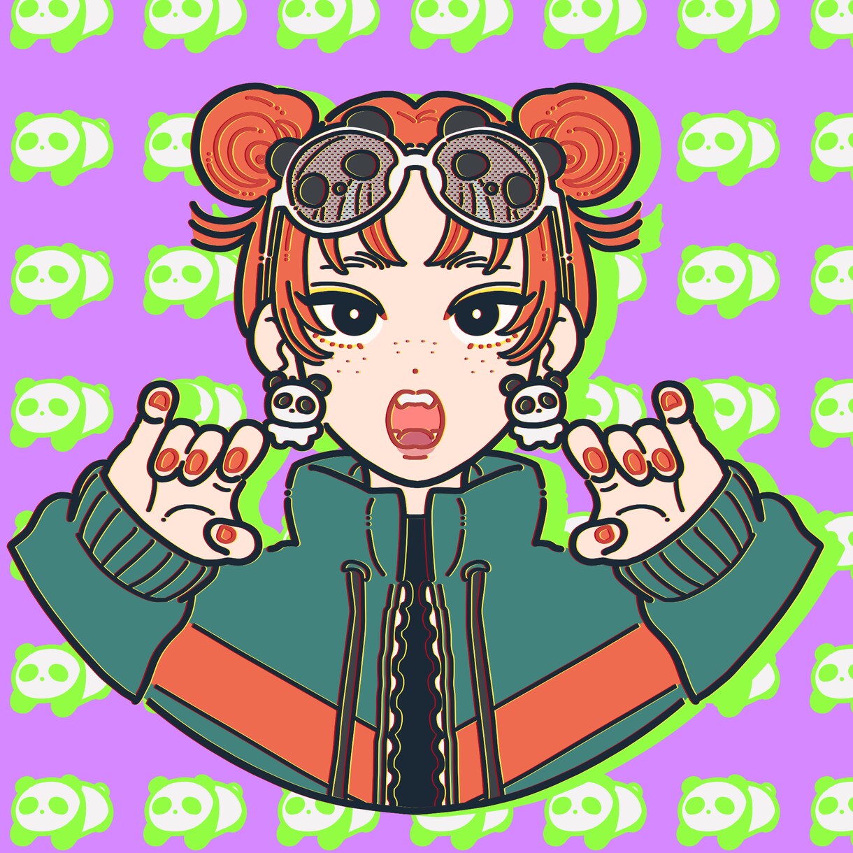 色違い一枚無料！可愛いイラスト描きます ランダムカラー1枚無料で付いてきます。似顔絵対応有 イメージ4