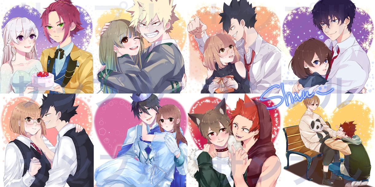 キラキライラスト・歌ってみた・夢絵を描きます アイコン、サムネイル、ヘッダー、夢絵承ります♪ イメージ4