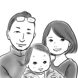 お写真をもとに似顔絵を描きます・白黒版 イメージ2