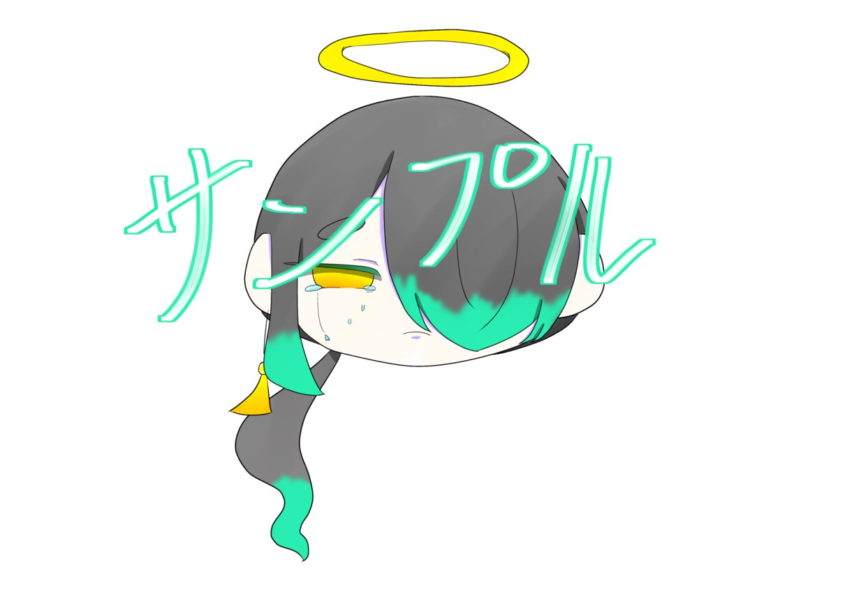 ミニキャラの顔アイコン描きます とりあえず活動を始めたい方向けです イメージ3