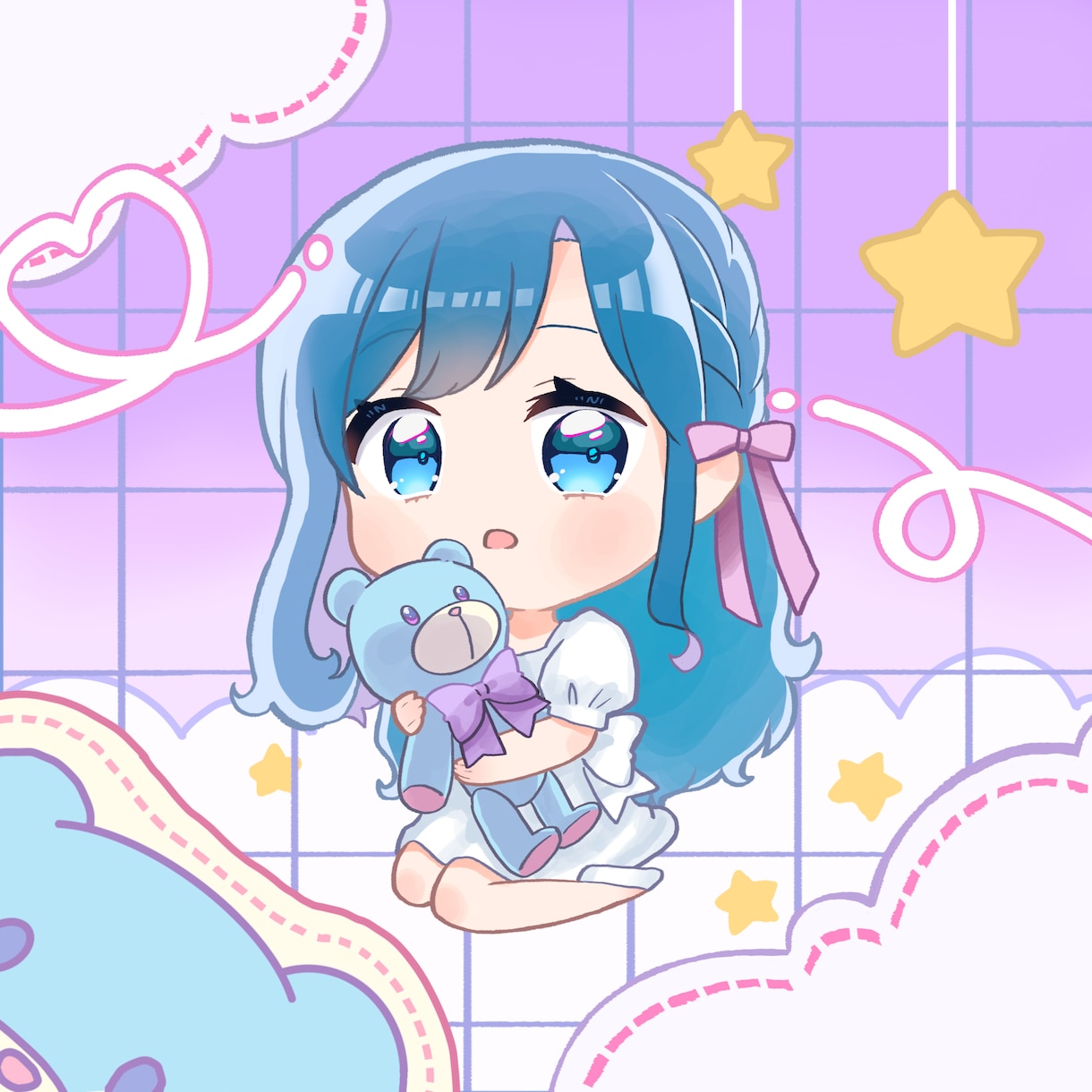 みずみずしいミニキャラ描きます 商用OK！立ち絵やSNS活動に！ イメージ1