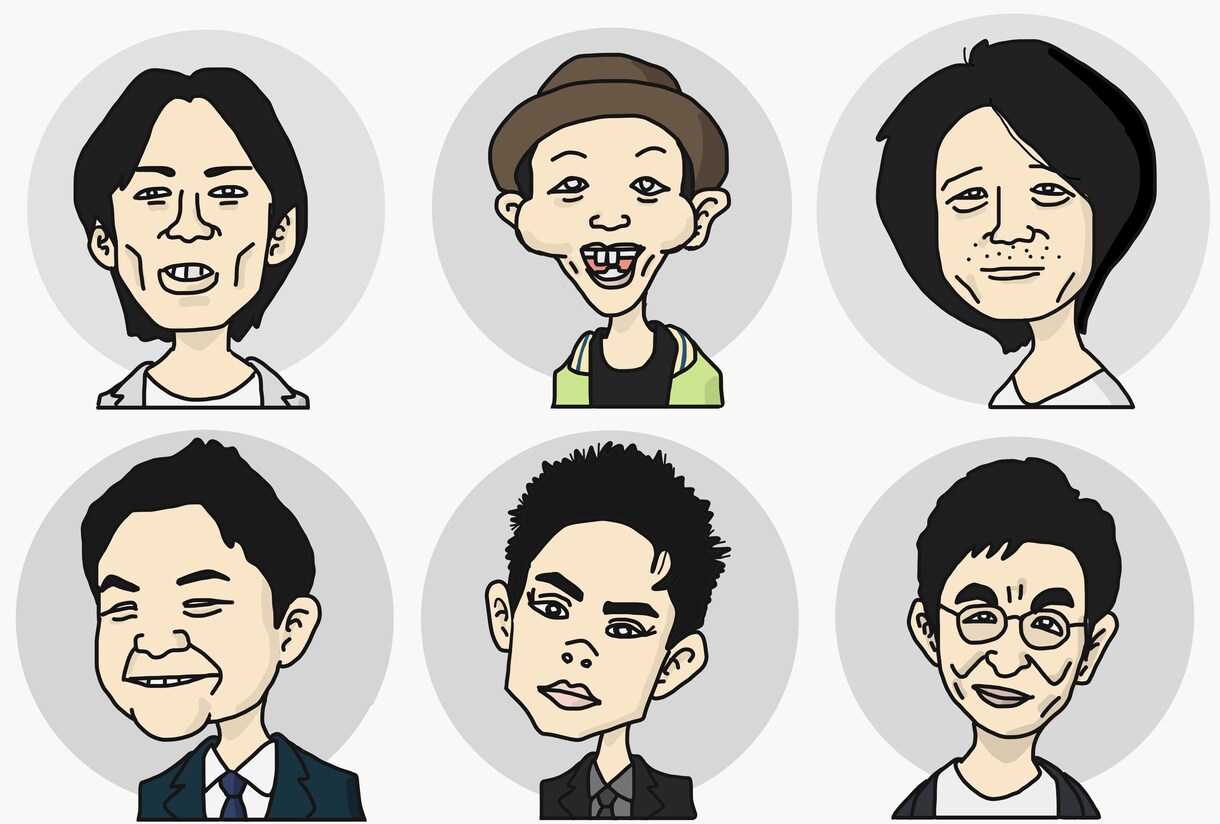 自虐アイコンに最適！「キラー似顔絵」を制作します 溢れ出る個性でSNSを彩りたい方に。身を呈して出オチ！ イメージ3