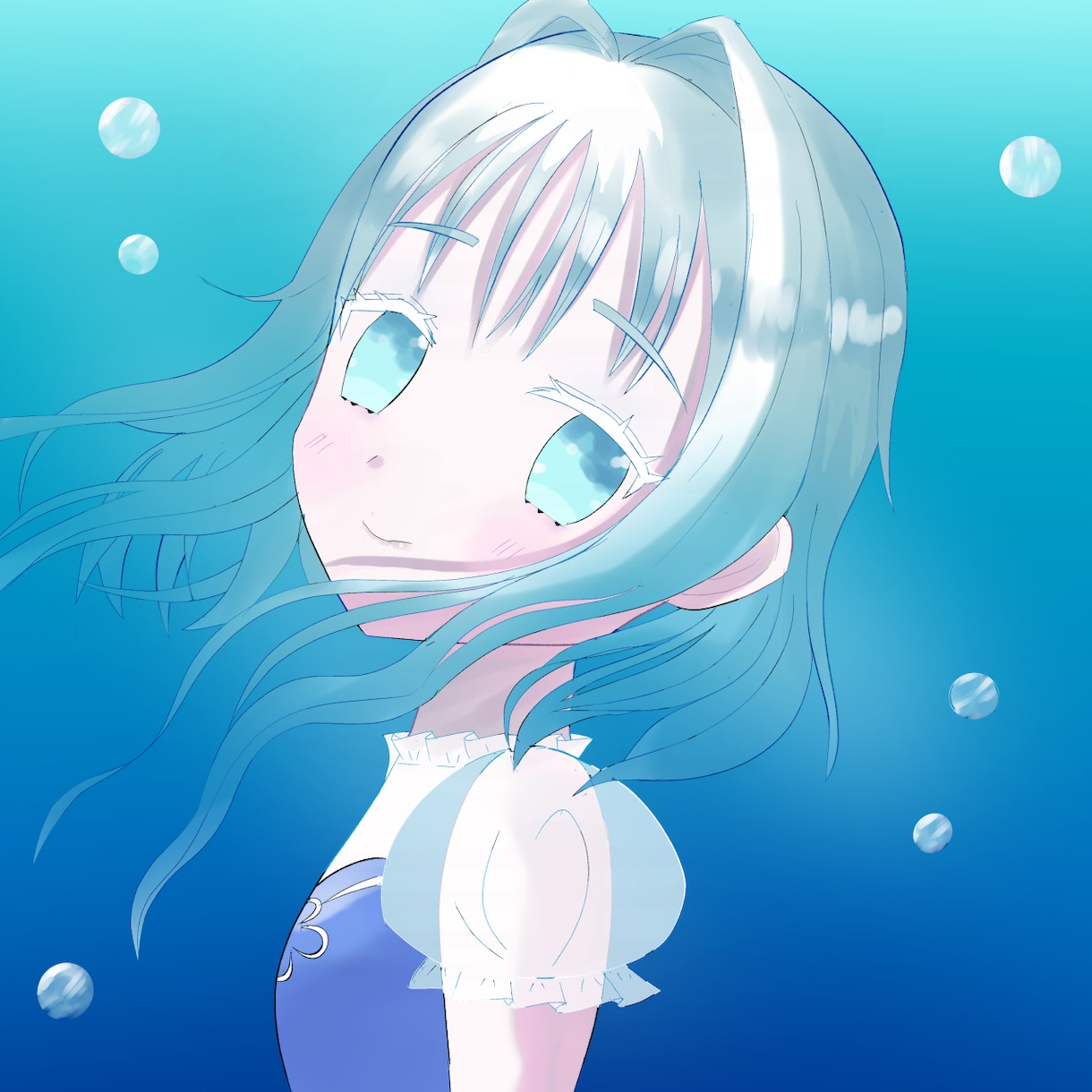 アイコン・ヘッダー作成いたします 少女漫画風の可愛いイラスト描きます！ イメージ2