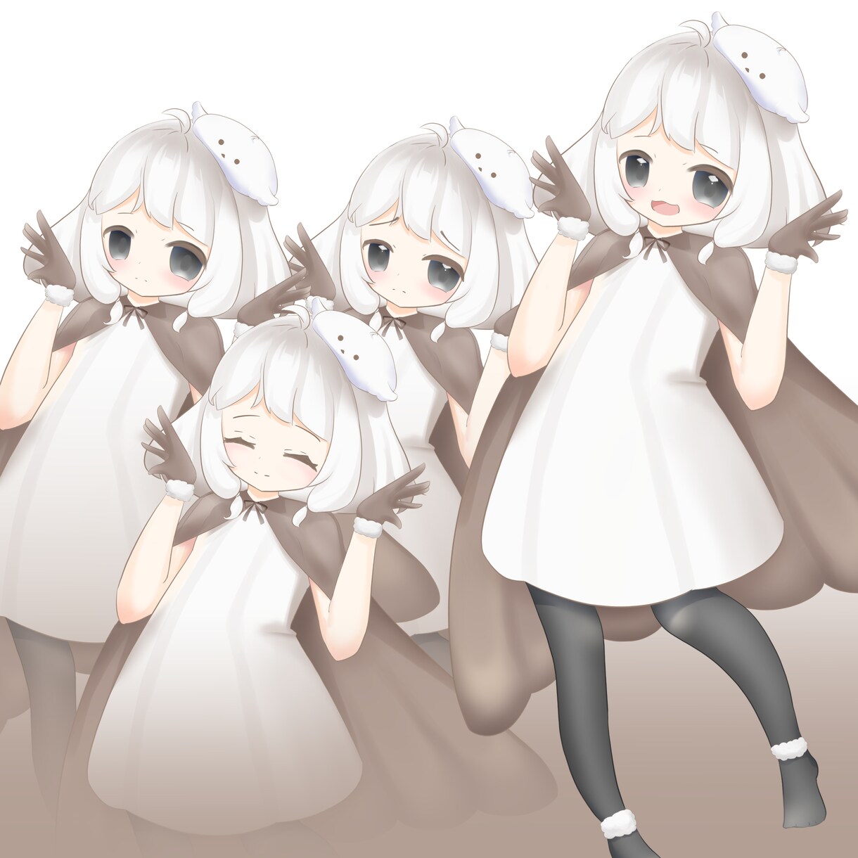 かわいい女性（短めアニメーション依頼可）描きます TRPG、ゲームの立ち絵、その他など気軽にご相談ください イメージ2