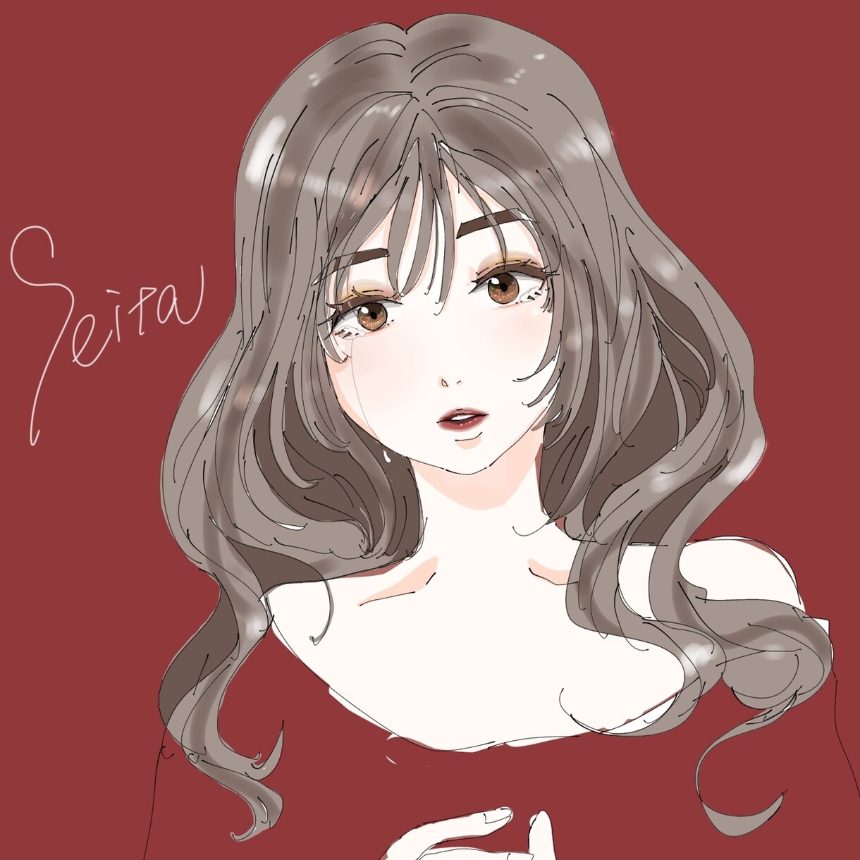 SNS用のアイコン作成致します かわいい女の子のアイコン作成を致します イメージ1