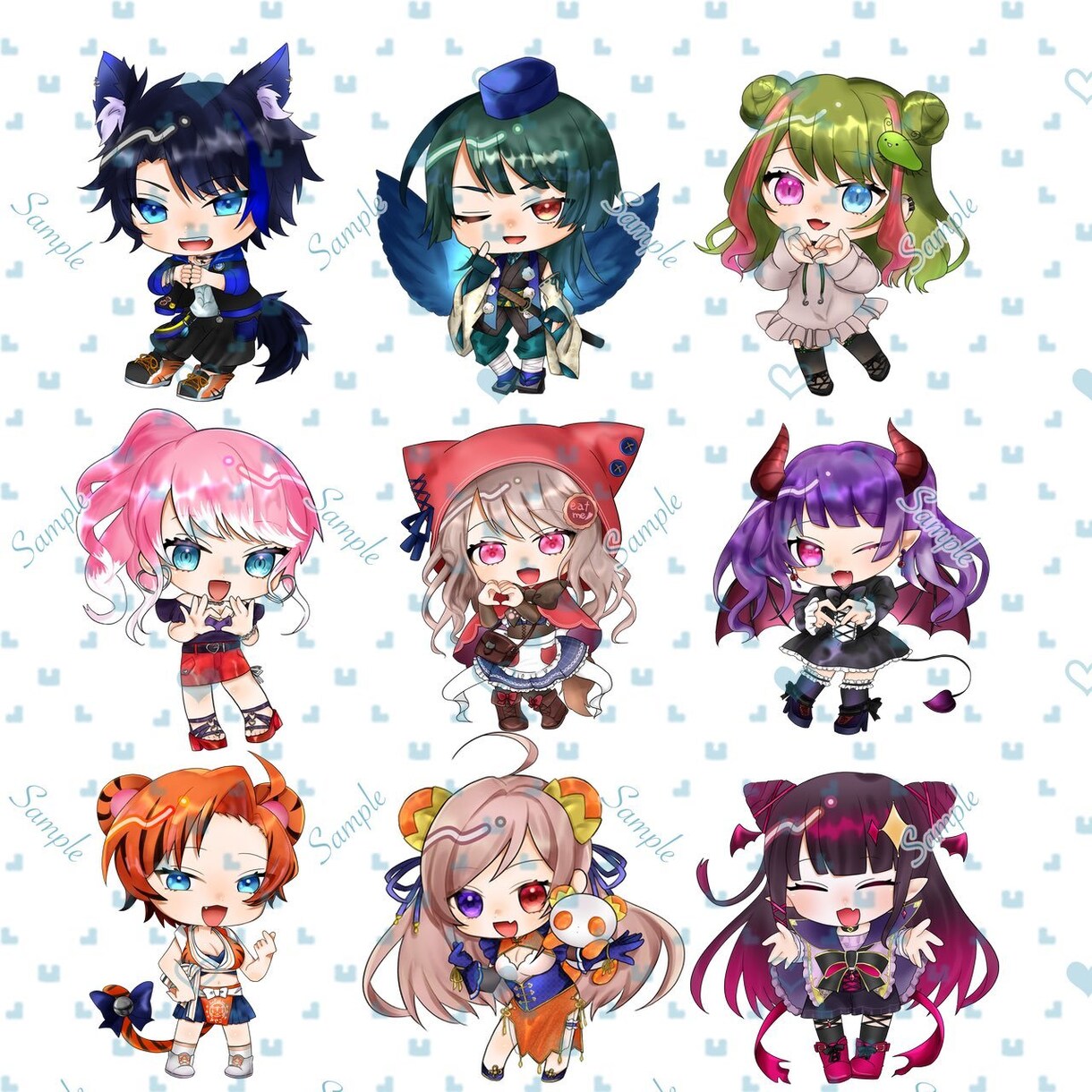 お望みのイラスト描きます アイコン、立ち絵、ミニキャラなどご希望に沿って制作します！！ イメージ5