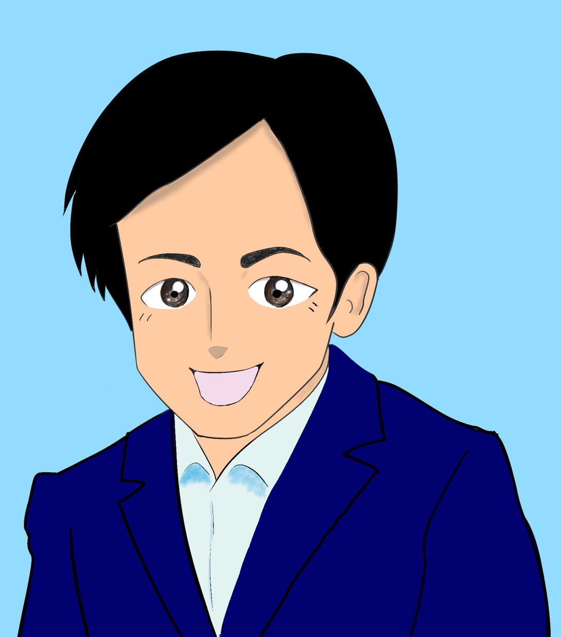 SNSなどの似顔絵アイコン描きます 名刺・アイコン・HPにもお使いいただけます イメージ7