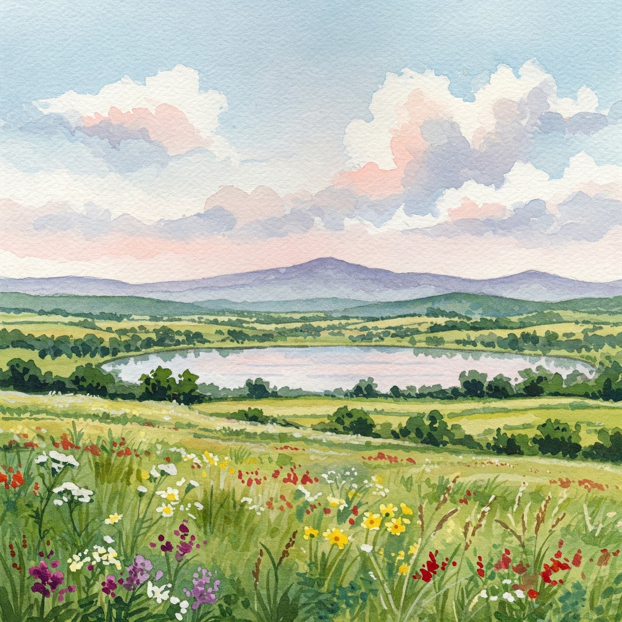記憶に残る、風景イラストを制作致します 心象風景を形に、思い出を彩ります イメージ1