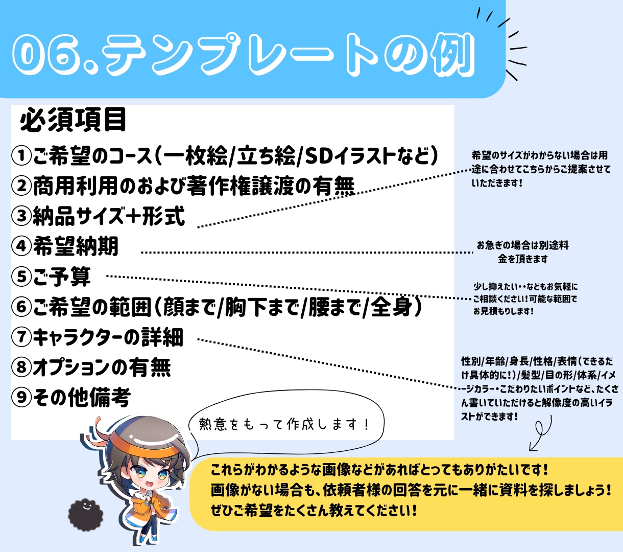 商用OK! 立ち絵、一枚絵などのイラスト制作します 動画や配信で使える目を引くイラストを描きます！ イメージ7