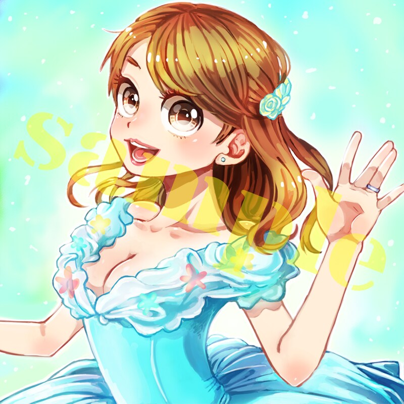 SNS用オリキャラアイコン制作します 自分のオリキャラをTwitterやLINEアイコンに！ イメージ4