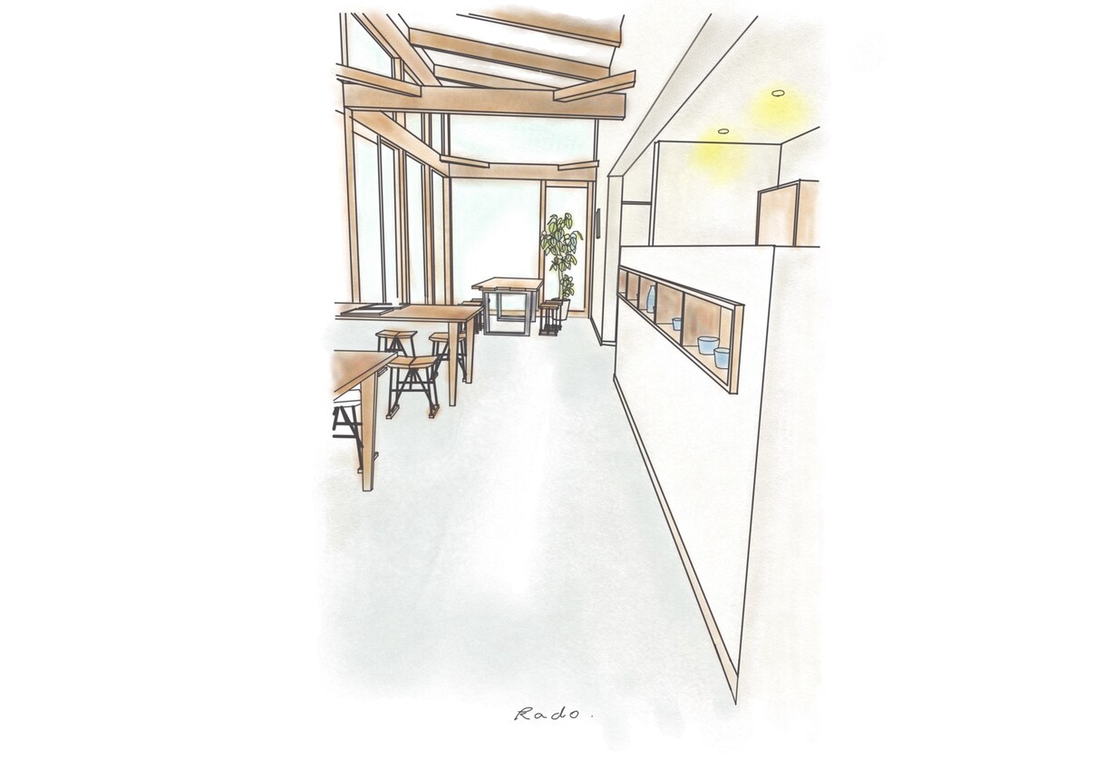 検討用・商用　手書きパース制作します イメージ写真やスケッチ、CADデータから描きます。 イメージ2