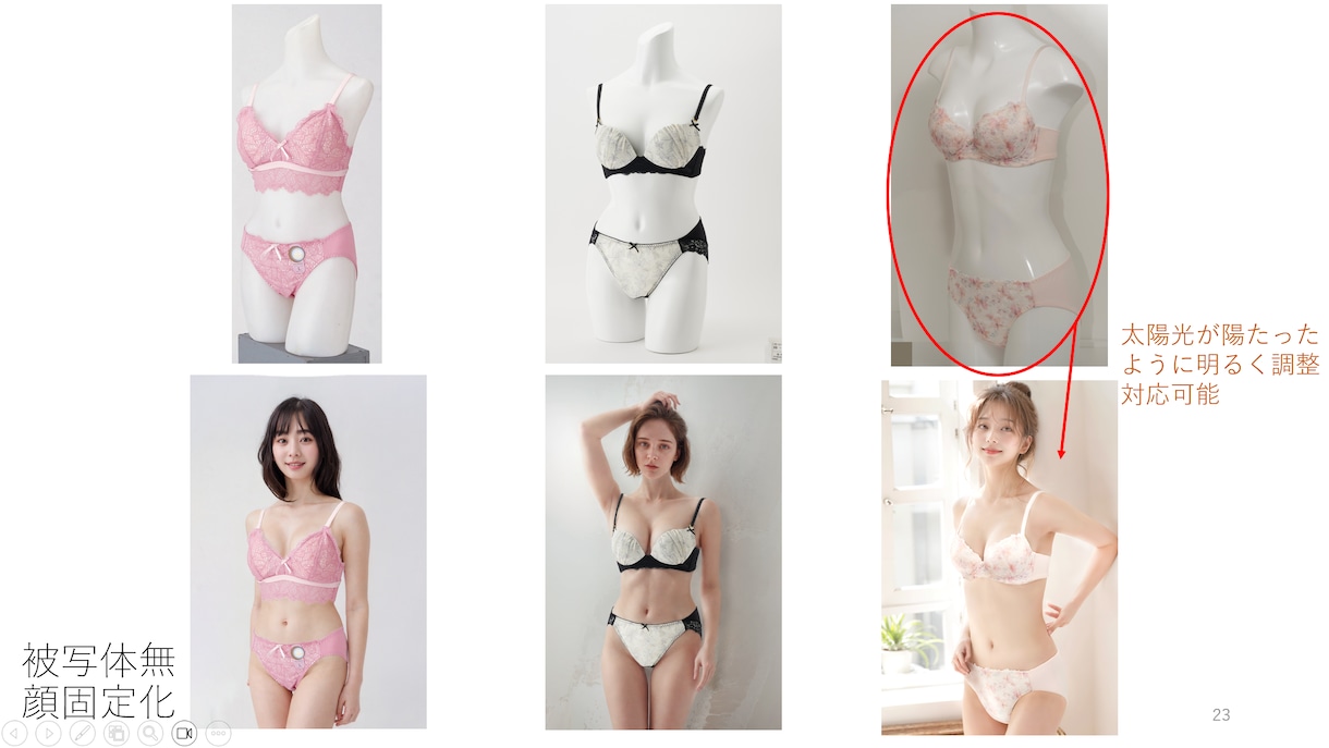 AIファッションモデルで自社ブランド着替えさせます アパレルモデル撮影で悩んでいませんか？ イメージ3