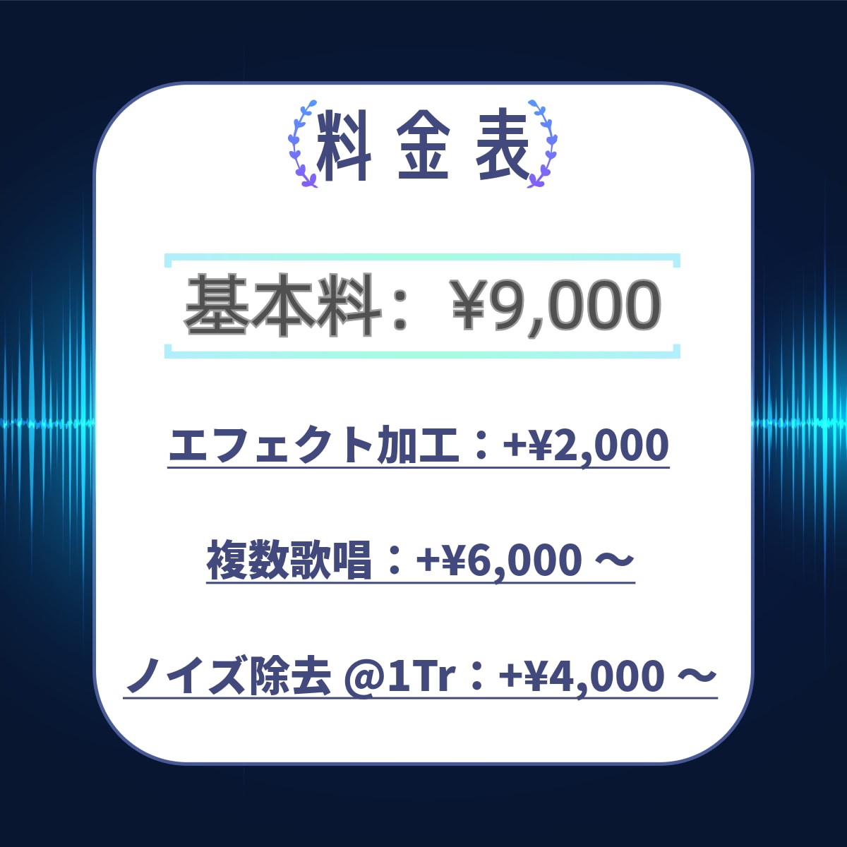ボカロ曲・J-POPの歌ってみたMIXいたします ボーカル修正込み料金！エフェクトや合唱などは要相談！ イメージ2