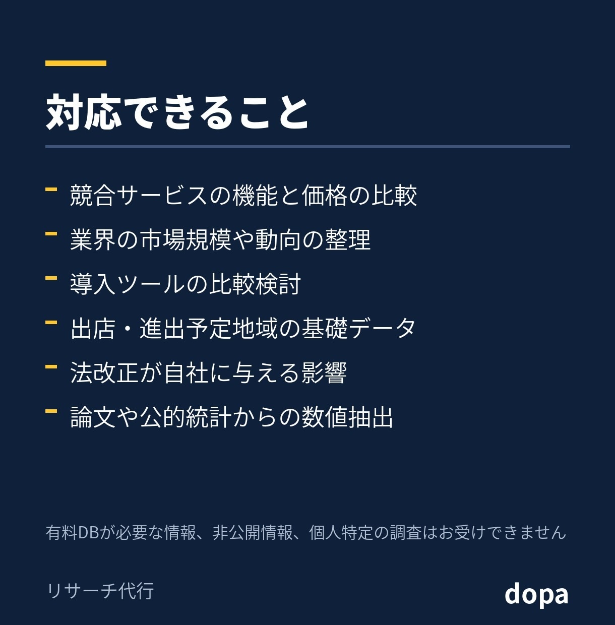 調べものを代行してレポートにまとめます 出典付きで、判断に使える形に整理します イメージ2