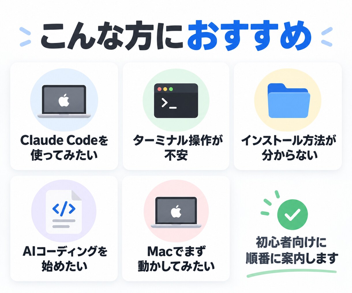 MacでClaude Codeを使える状態にします 初心者向け｜インストールから初回起動まで順番にご案内 イメージ2