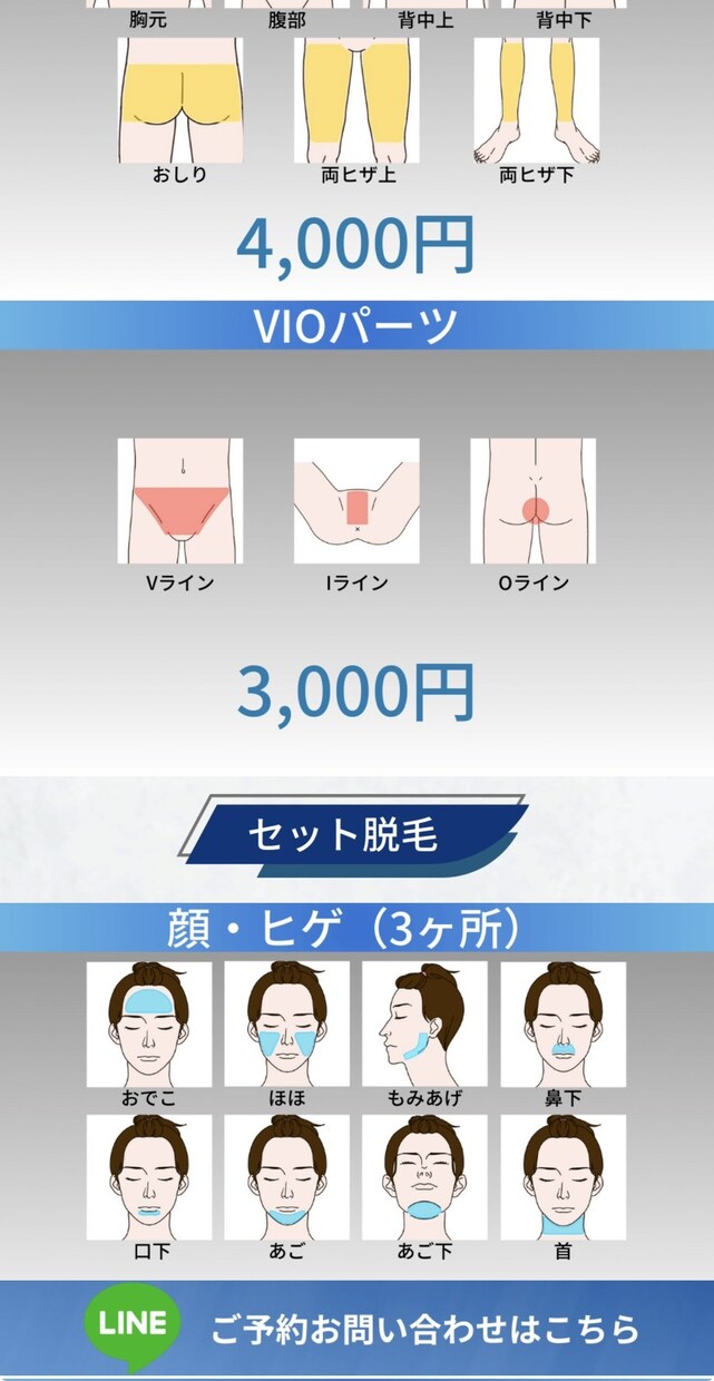脱毛サロンのホームページ格安で作成します シンプルなホームページを３日程度で作成いたします イメージ5