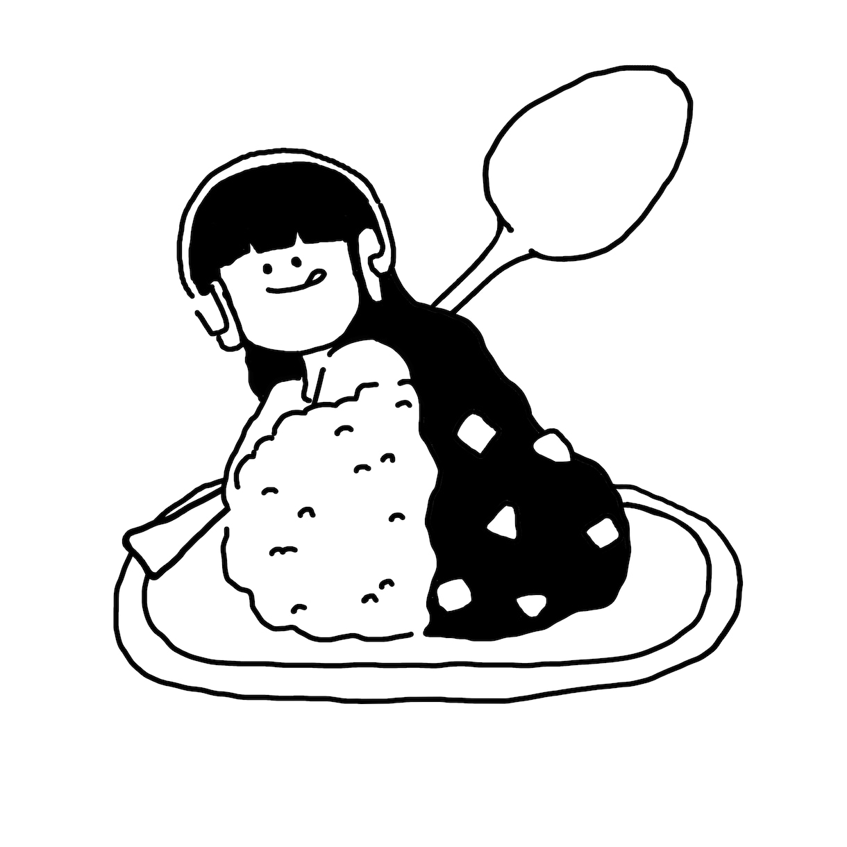 ゆるい女の子イラスト描きます 愛着の湧く、コロコロした可愛らしい女の子のイラスト制作します イメージ2