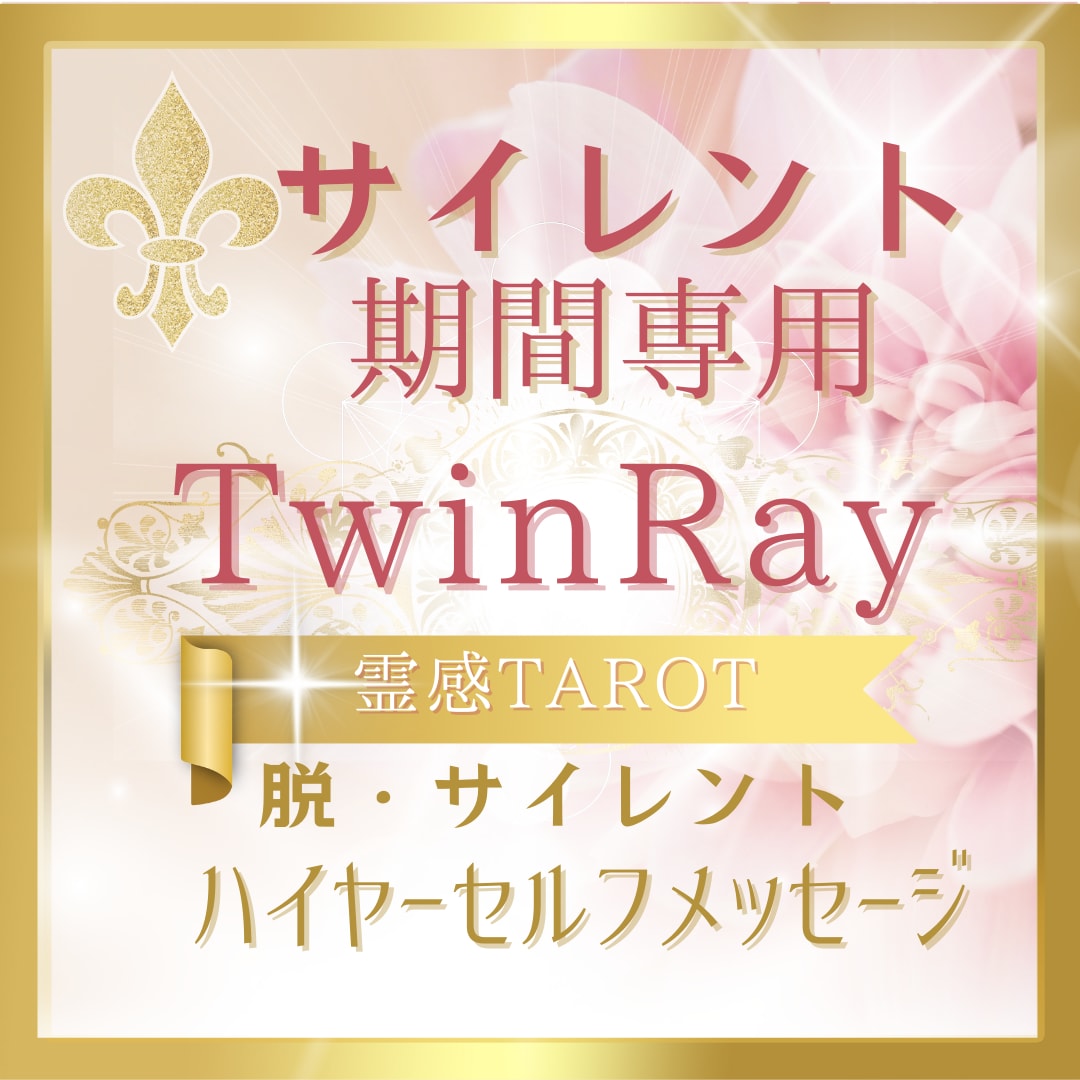 ツインレイ専科「サイレント課題と未来」鑑定します ツインレイ★ツインソウル★二人の未来★復縁★【恋愛全般】 イメージ1