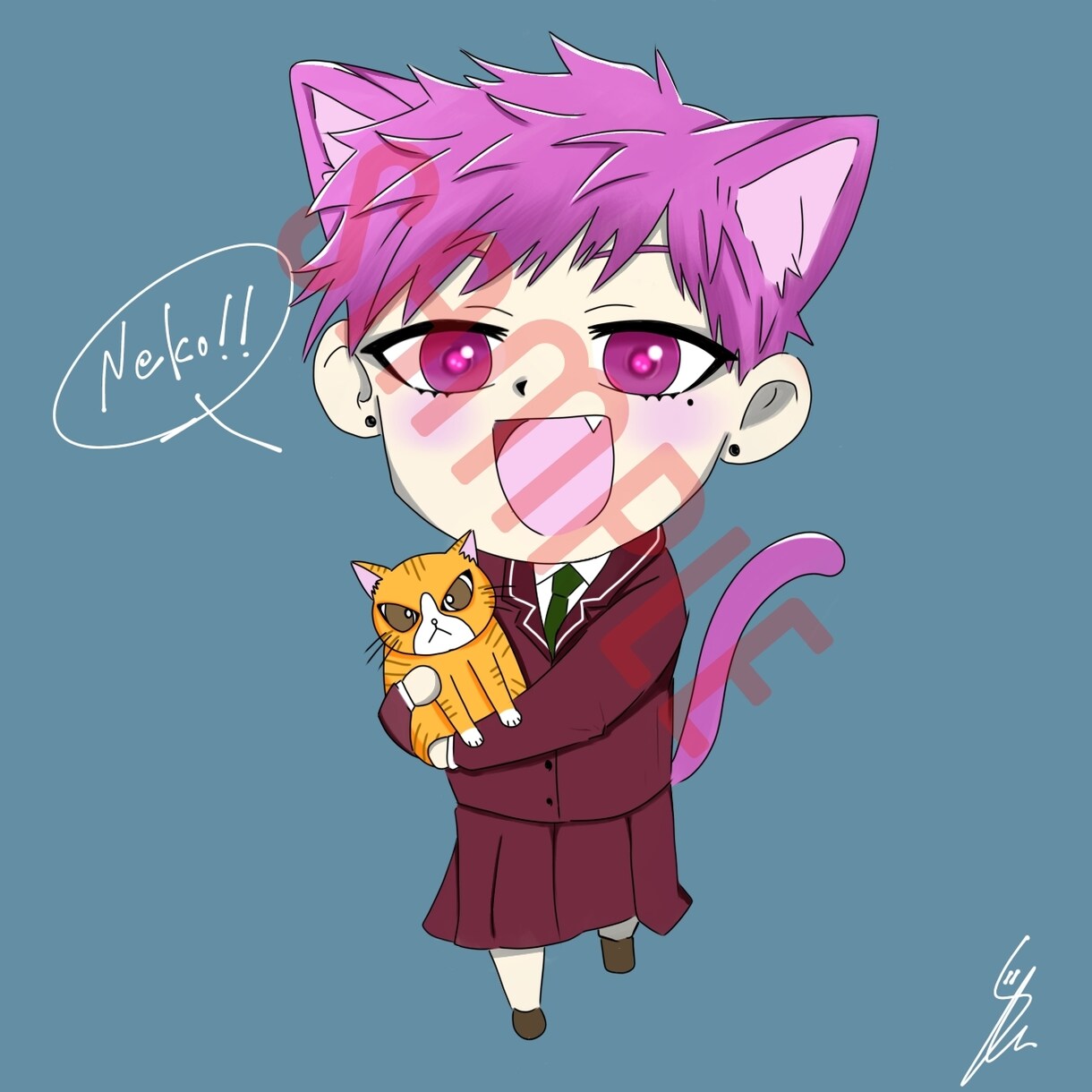 アイコン用のデフォキャラ描きます 可愛い、かっこいいキャラをデフォキャラにしちゃいます！ イメージ2