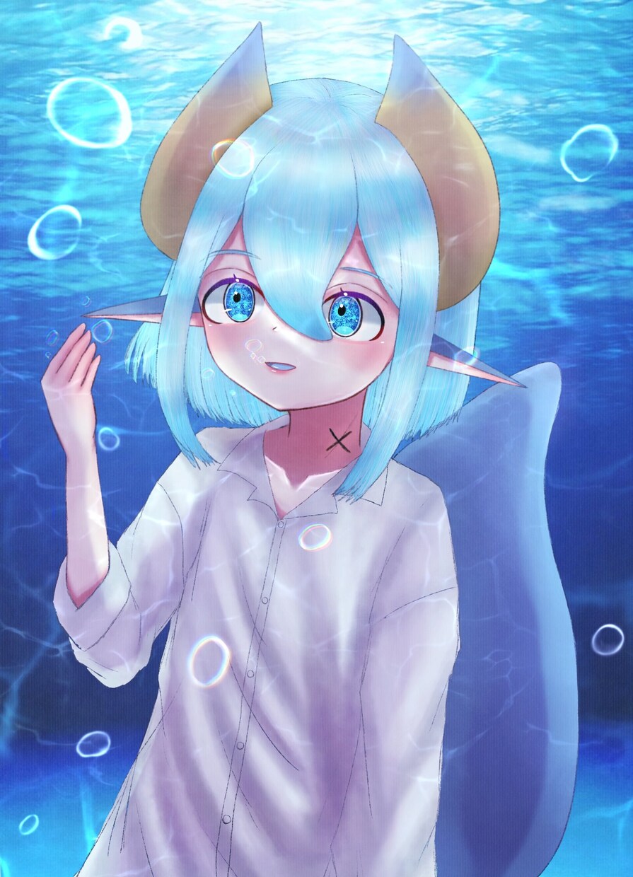 SNS等に使うアイコンを制作します バストアップのアイコンを作成します。 イメージ1