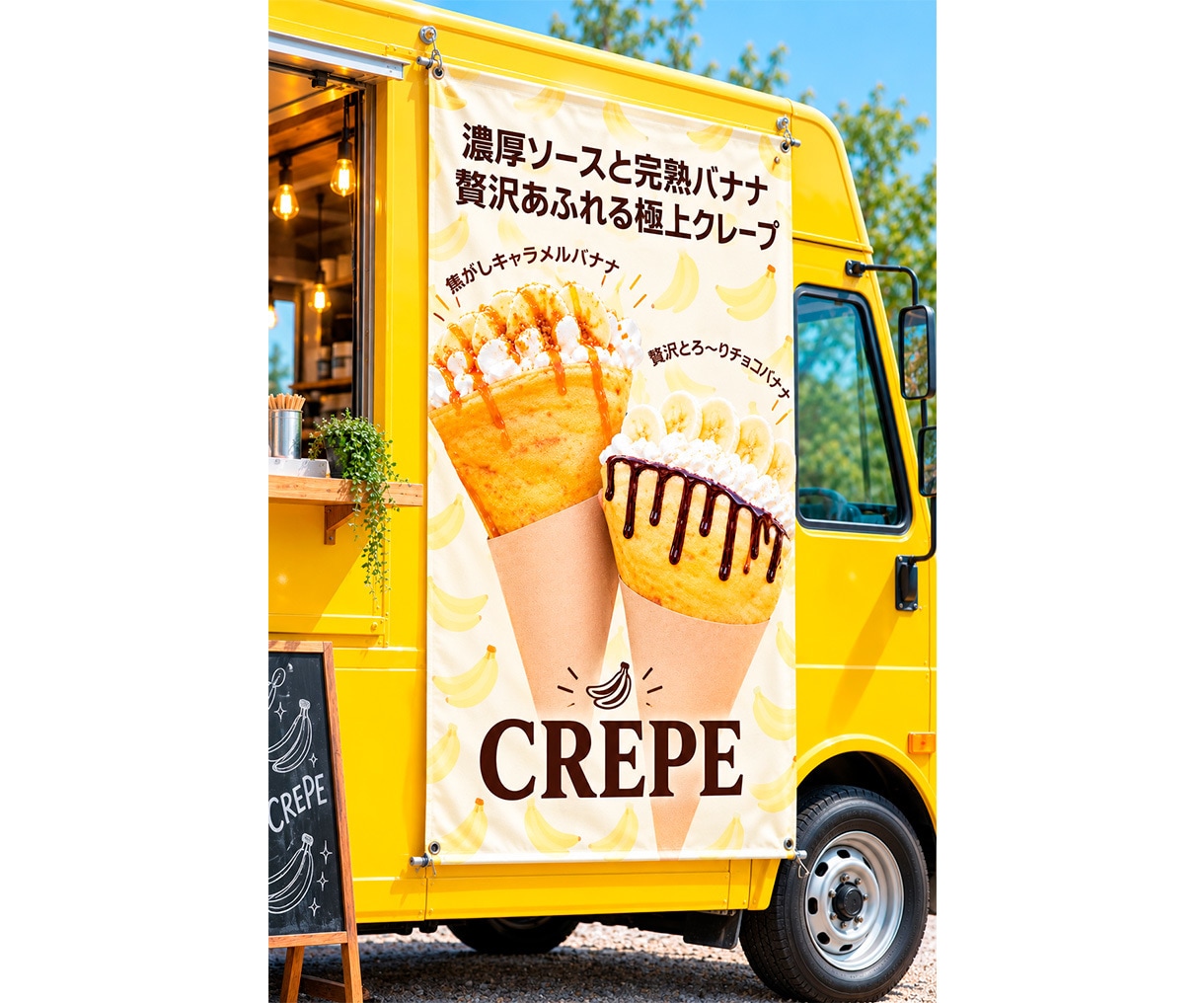 のぼり・タペストリー・看板デザイン制作します 丸投げもOK！3案提案！遠くからでも目立つ販促デザイン イメージ4