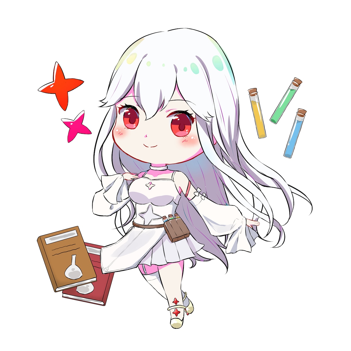 かわいいミニキャラ制作します SNSアイコン,動画,配信等でお使いできるSDイラスト イメージ2