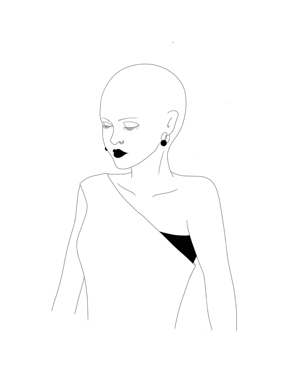 線画でイラストを作成します シンプルでおしゃれな雰囲気のイラストを作成します。 イメージ2