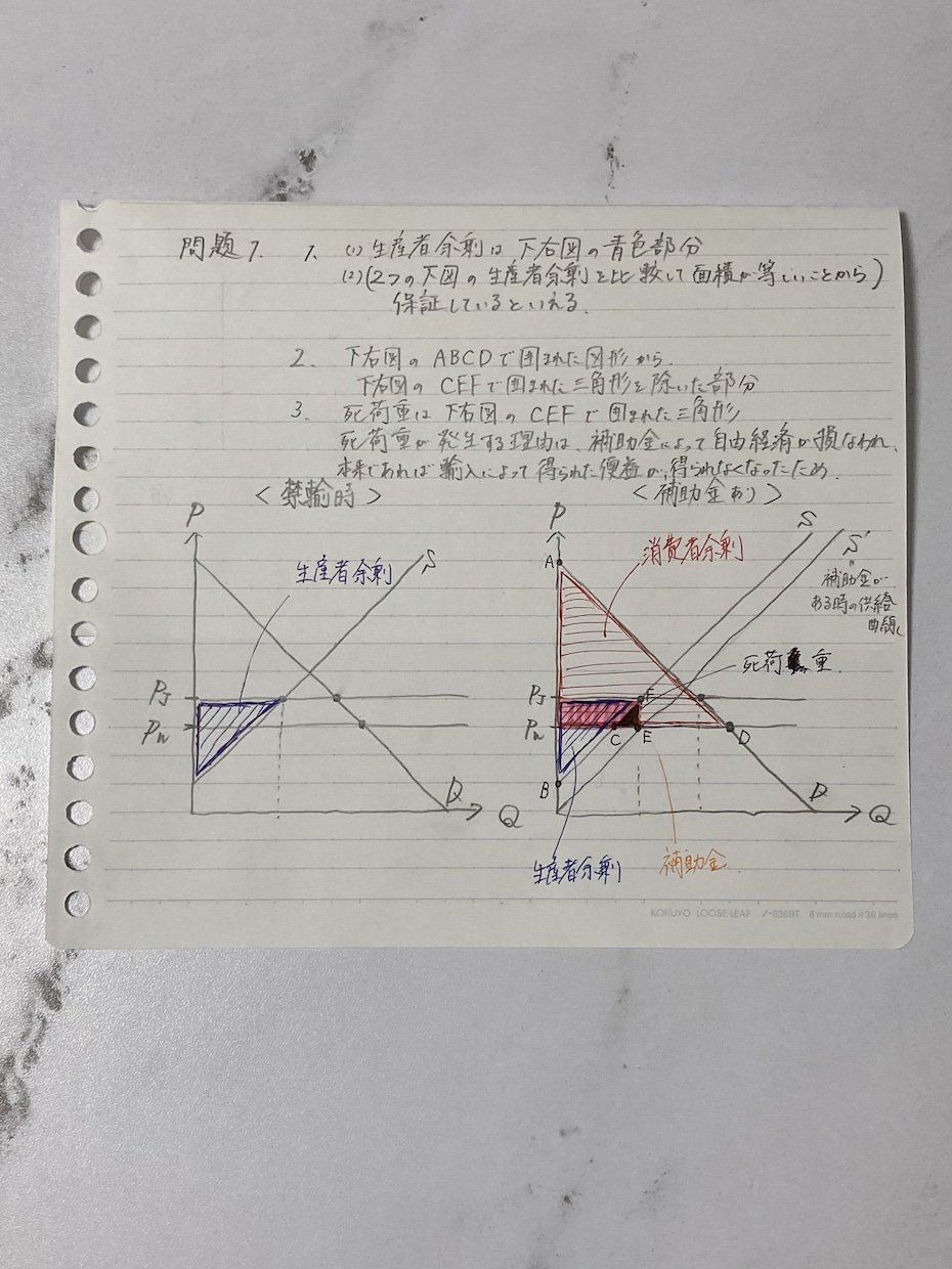 経済学の問題の解答作成や質問にお答えします 経済学の問題が解けずに困っている方や解説が欲しい方 イメージ2