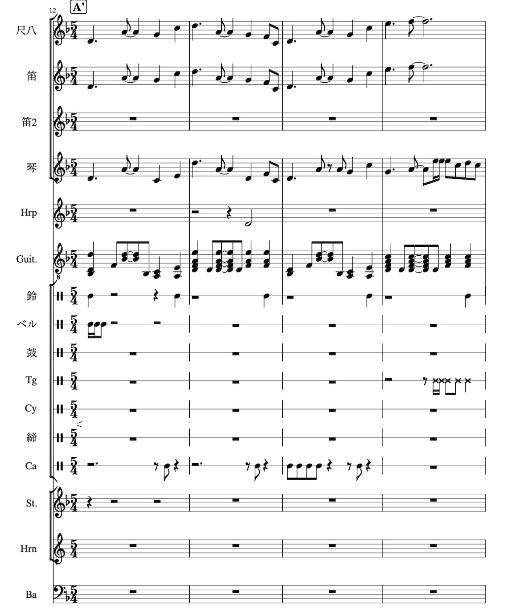 どんな楽譜でもお作りします 【無料デモ音源付き】まずはお気軽にご相談下さい♪ イメージ9