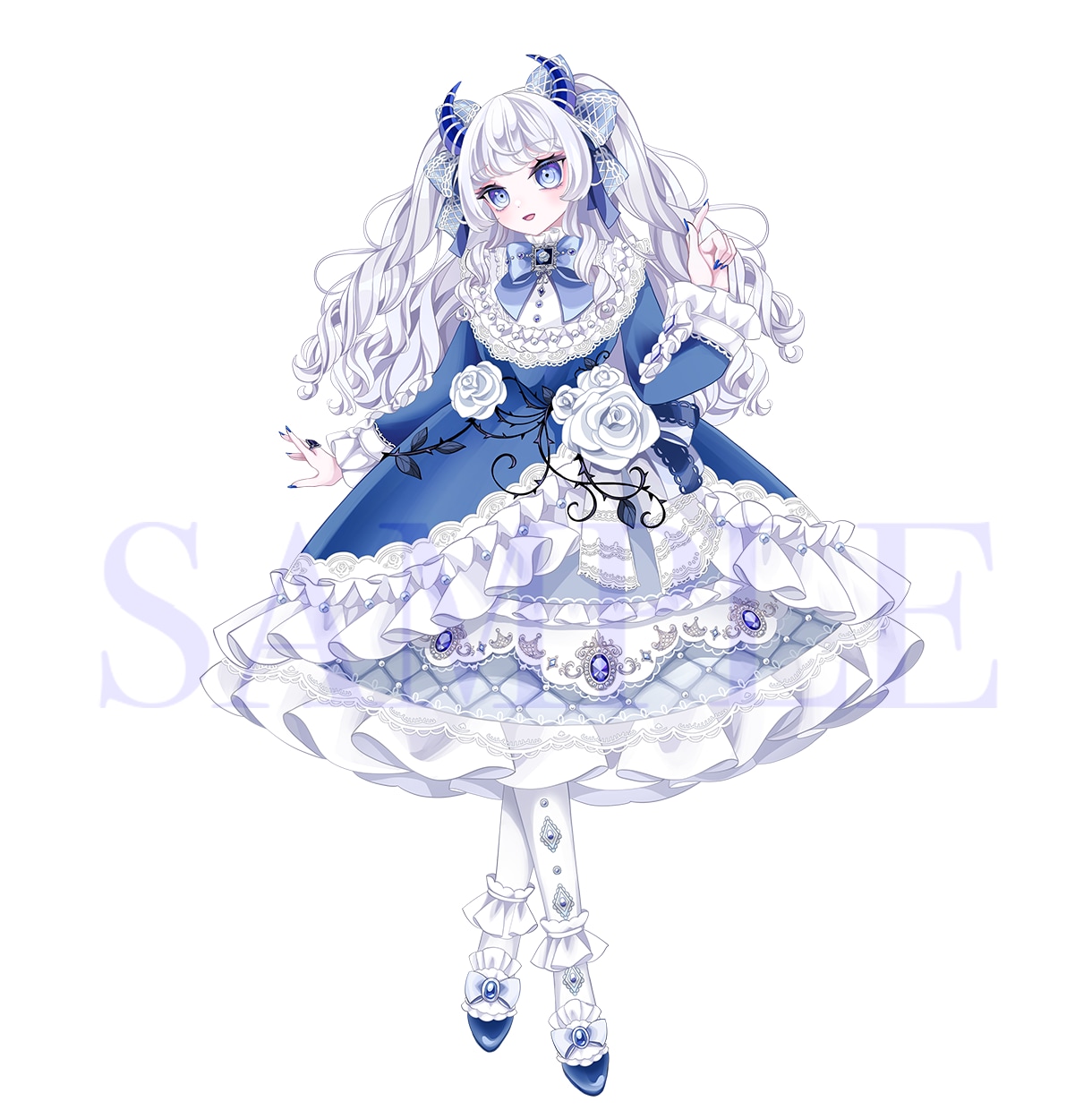 優美な人物イラスト制作いたします 立ち絵/パーツ分け/キャラクターデザイン等に! イメージ6