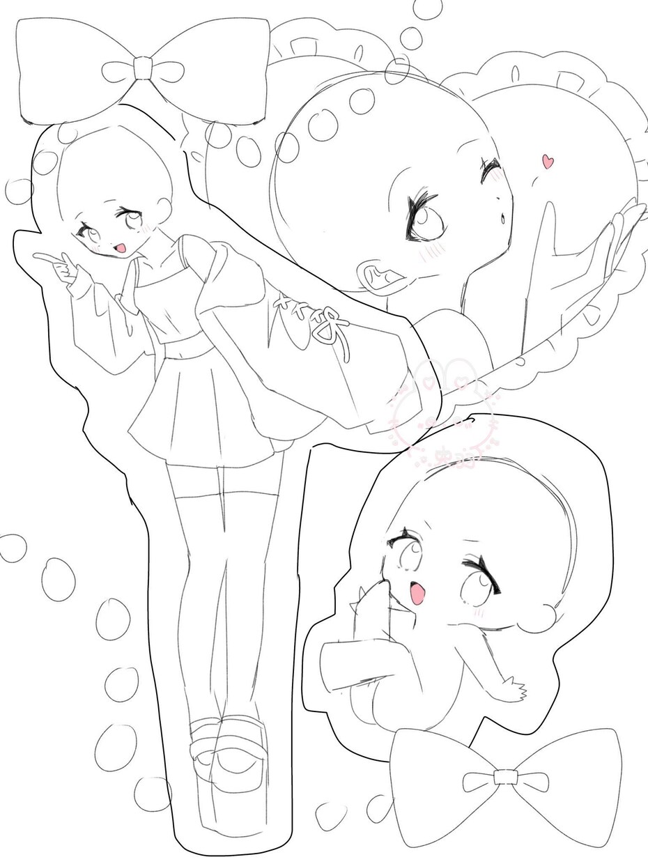 1名様限定！詰め込みイラスト描きます 全身等身＋SD全身＋等身バストアップの3点セットです イメージ2