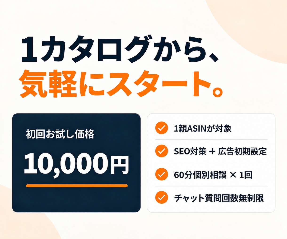 Amazon販売の初期設定を30日間サポートします AmazonのSEO対策と広告初期設定をサポートします イメージ8