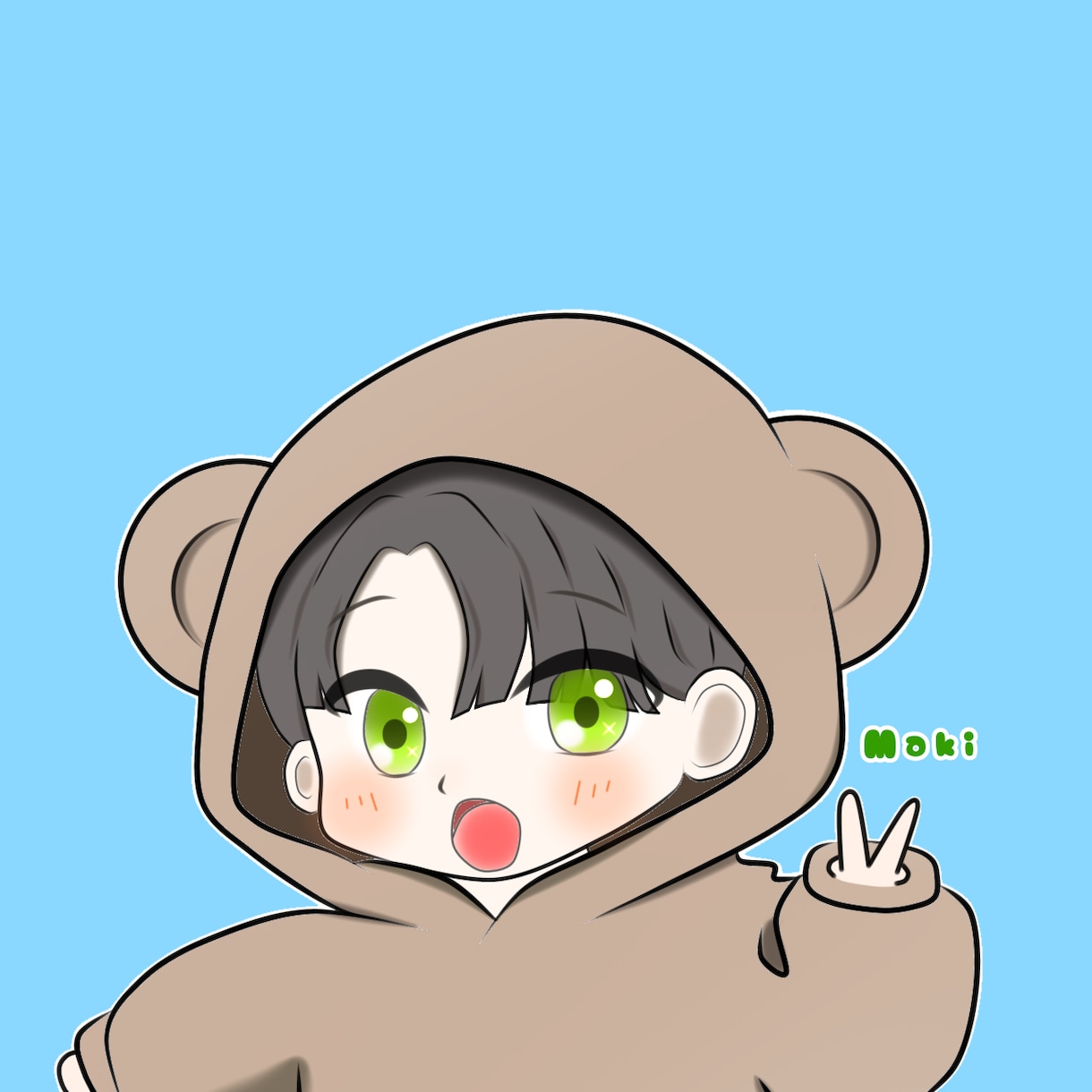 SNS用アイコン描きます あなただけの可愛いミニキャラ作ります！ イメージ5