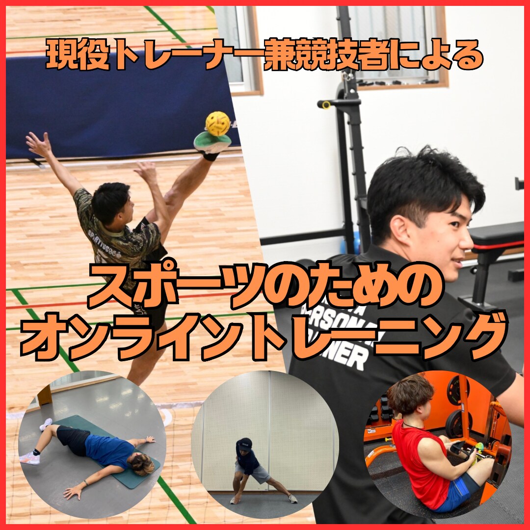スポーツのためのトレーニング指導します 老若男女関係無し！あなたに必要なトレーニングを教えます！ イメージ1