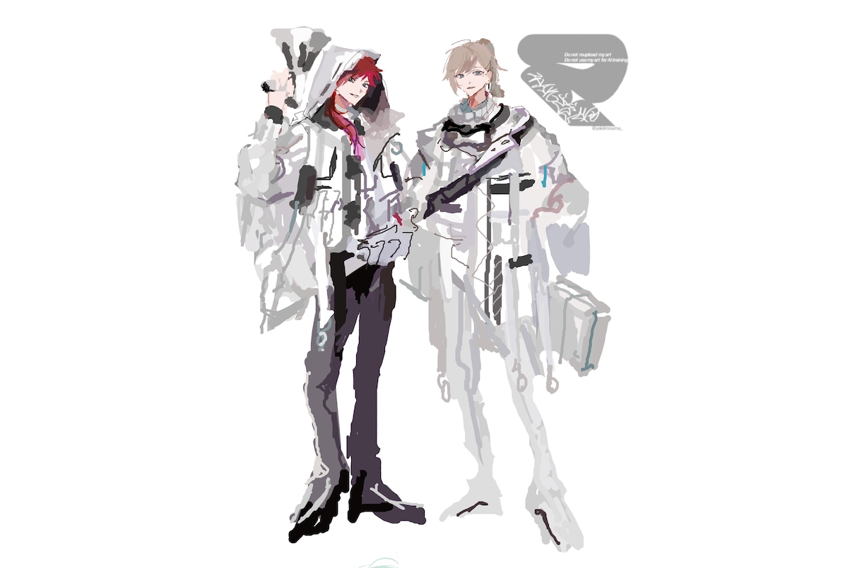 TRPG立ち絵制作します 立ち絵差分3枚込みで制作します。 イメージ2
