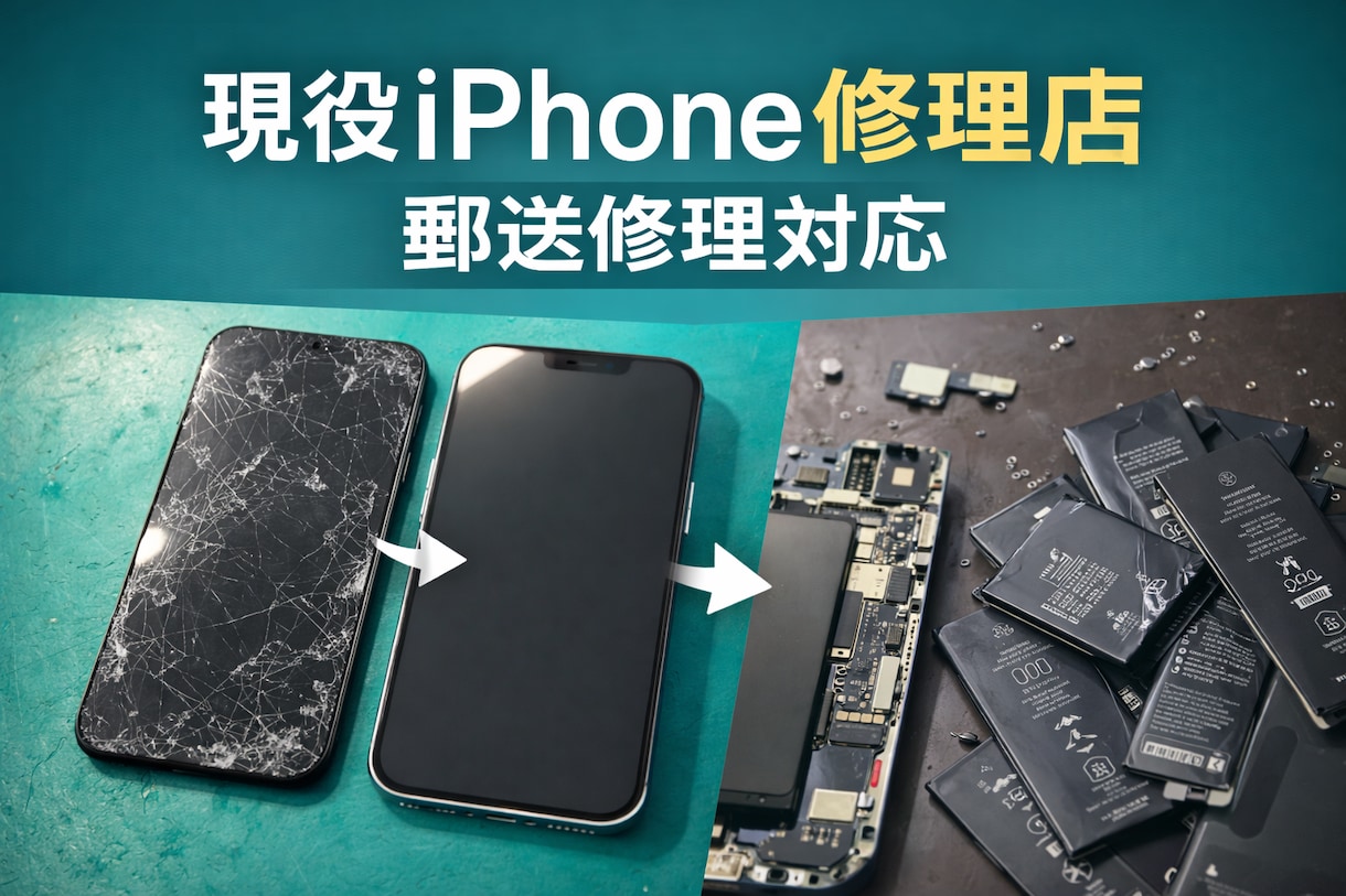 現役修理店がiPhone修理の相談に答えますます 修理に出す前の不安をプロが解消します イメージ1