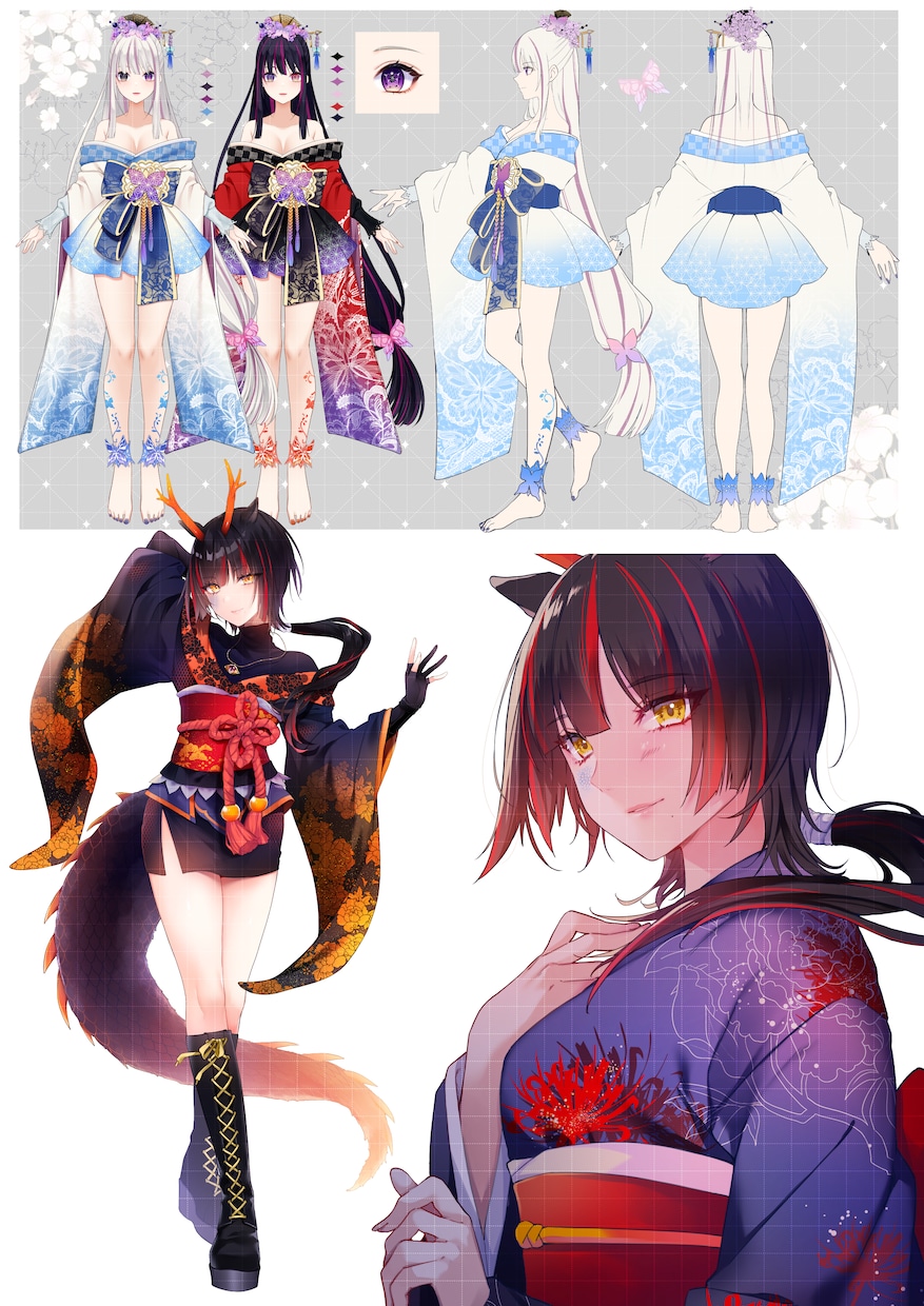 一枚絵、立ち絵、ミニキャラなど制作します 魅力的なキャラクターを制作いたします！ イメージ6