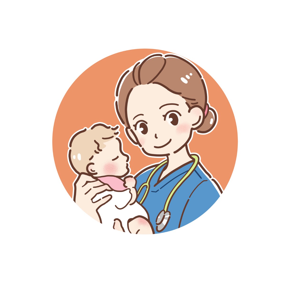 シンプル☆赤ちゃん、お子様、家族のイラストかきます カラー、線画対応可 ／ アイコン ご記念、グッズなどに！ イメージ9