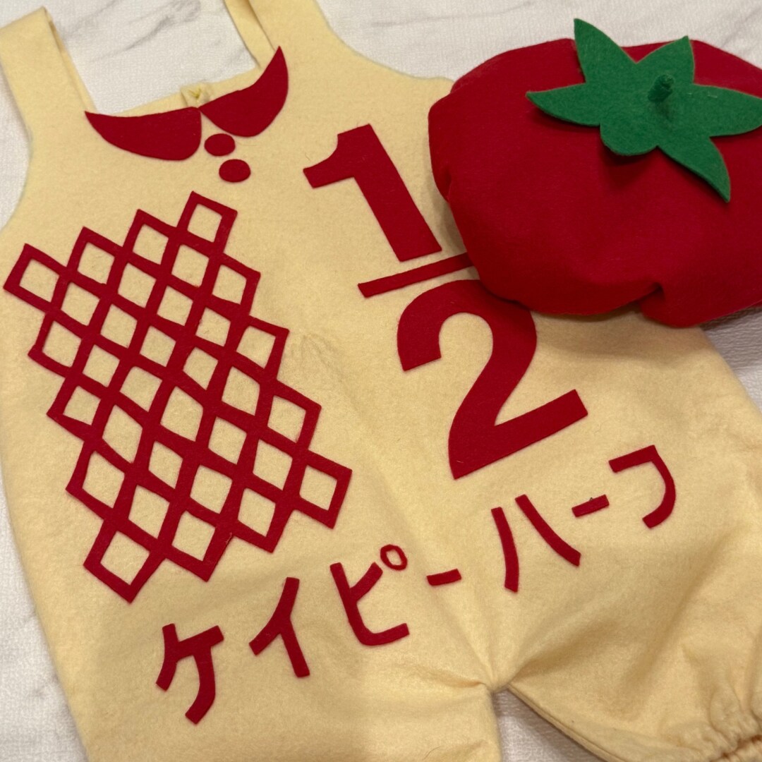可愛いキューピーハーフ作成します お子様のハーフバースデーフォトにぴったり‪‪❤︎‬ イメージ5