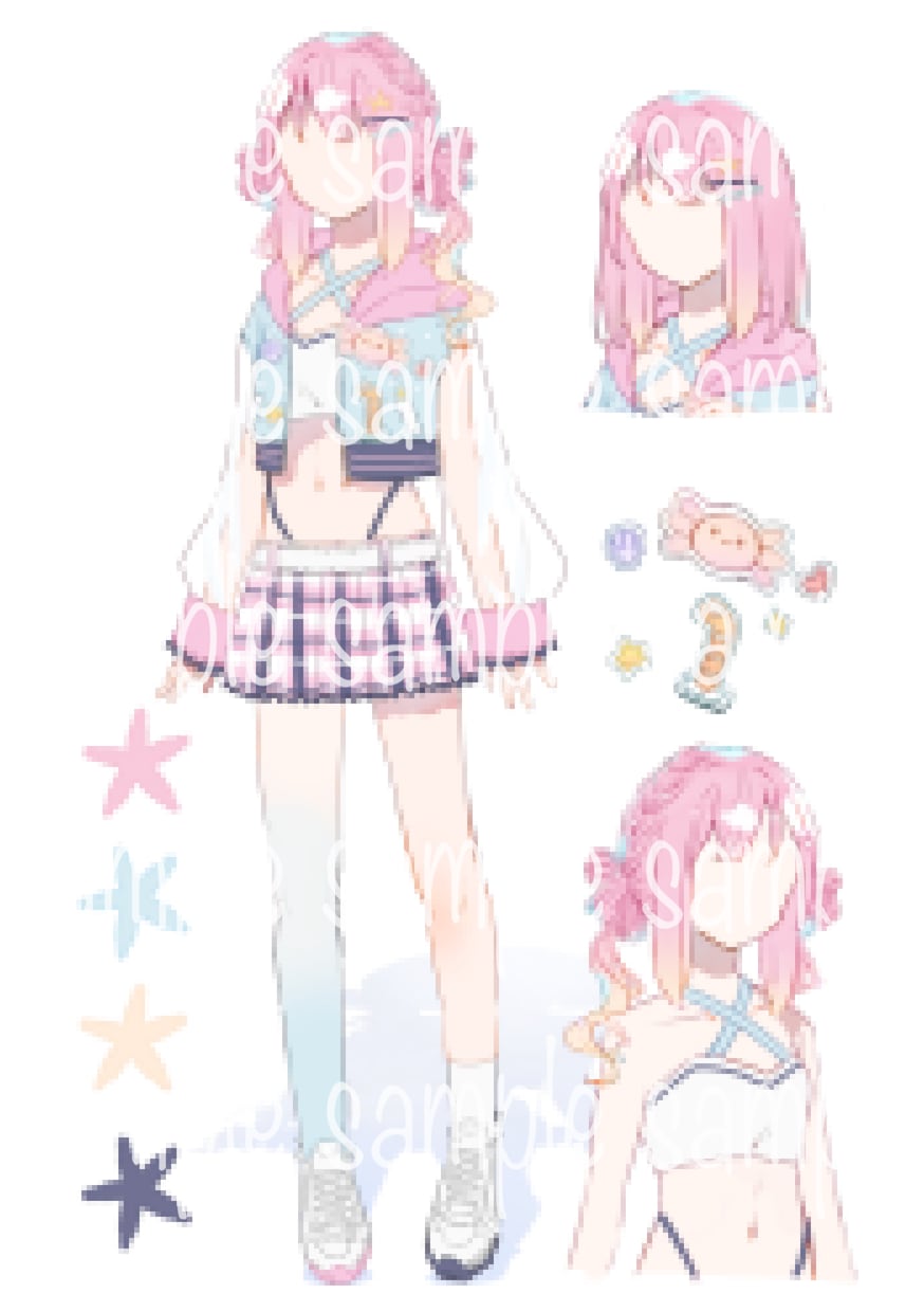 複数提案!ヒアリング重視で衣装&立ち絵を描きます こだわりを最高に可愛く!納得いくまで寄り添います(*^-^ イメージ7