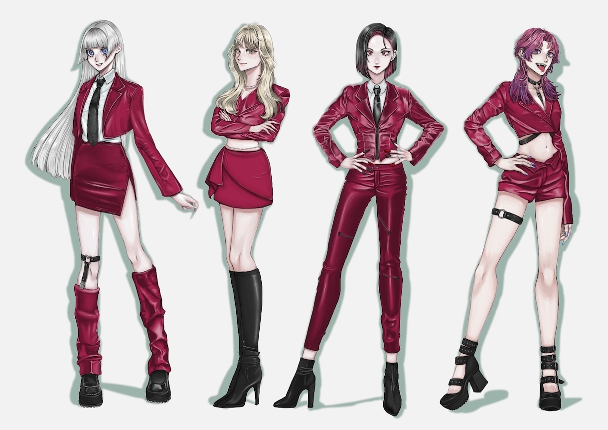 アイコン、立ち絵、オリキャラ制作いたします あなたのイメージする人物像を形にします。 イメージ3
