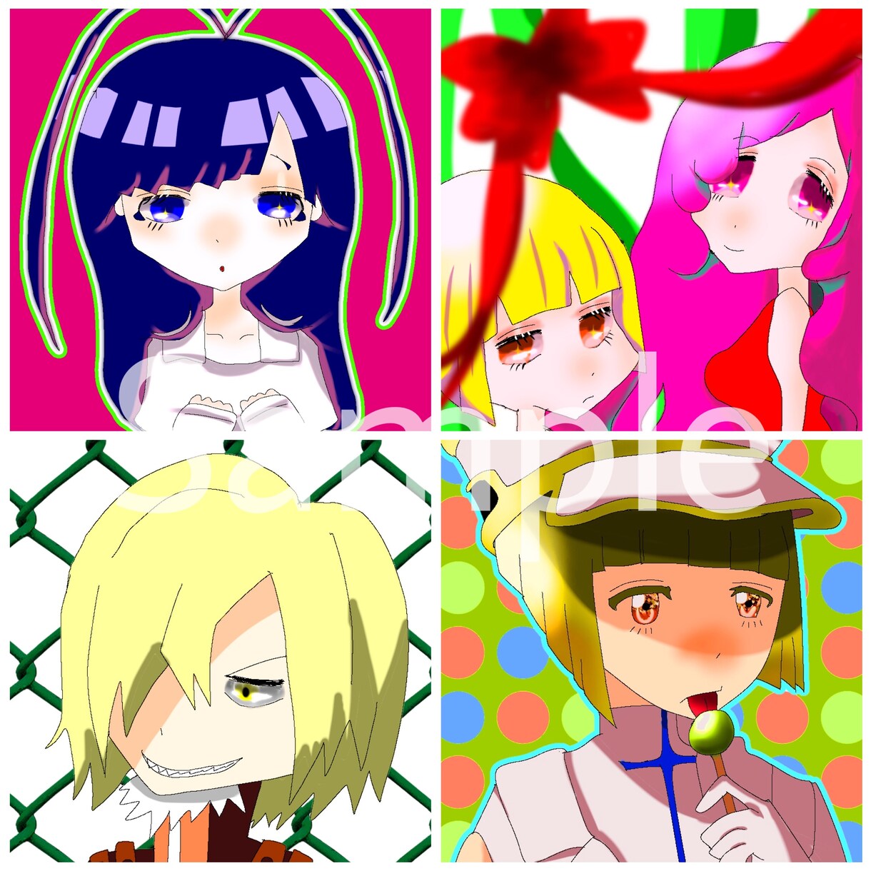 あなたの、アイコン描きます TwitterやLINEのアイコン画像を求めている方へ。 イメージ2