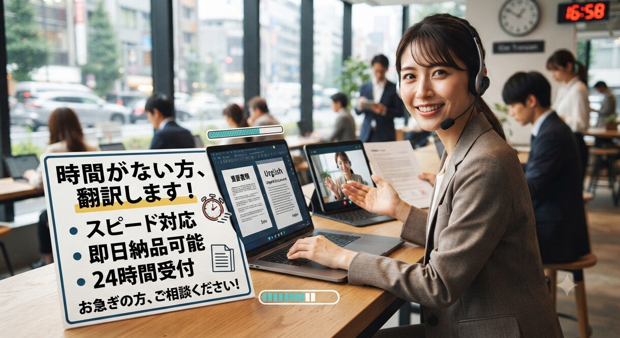 英語翻訳できます 短文、長文の英語を翻訳するサポートをお手伝いできます！ イメージ2
