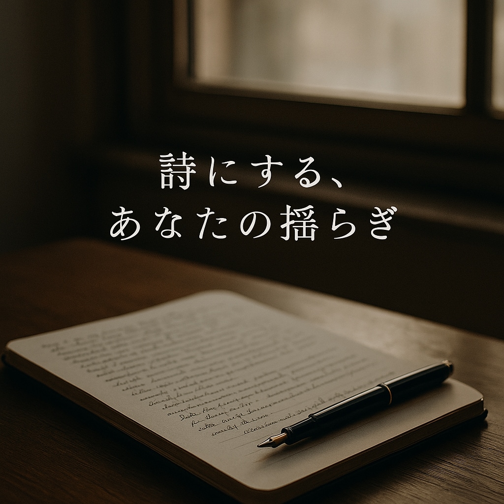 あなたの想いに寄り添う、詩的で深い歌詞を書きます 名付けられなかった揺らぎを、歌のかたちに。 イメージ1