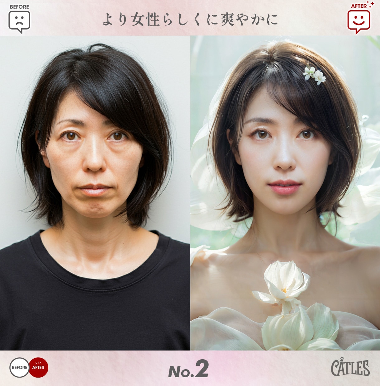 SNSで押したくなるプロフィール画像を作ります 最新AIでSNSやマッチングアプリで使える新次元画像をお届け イメージ3