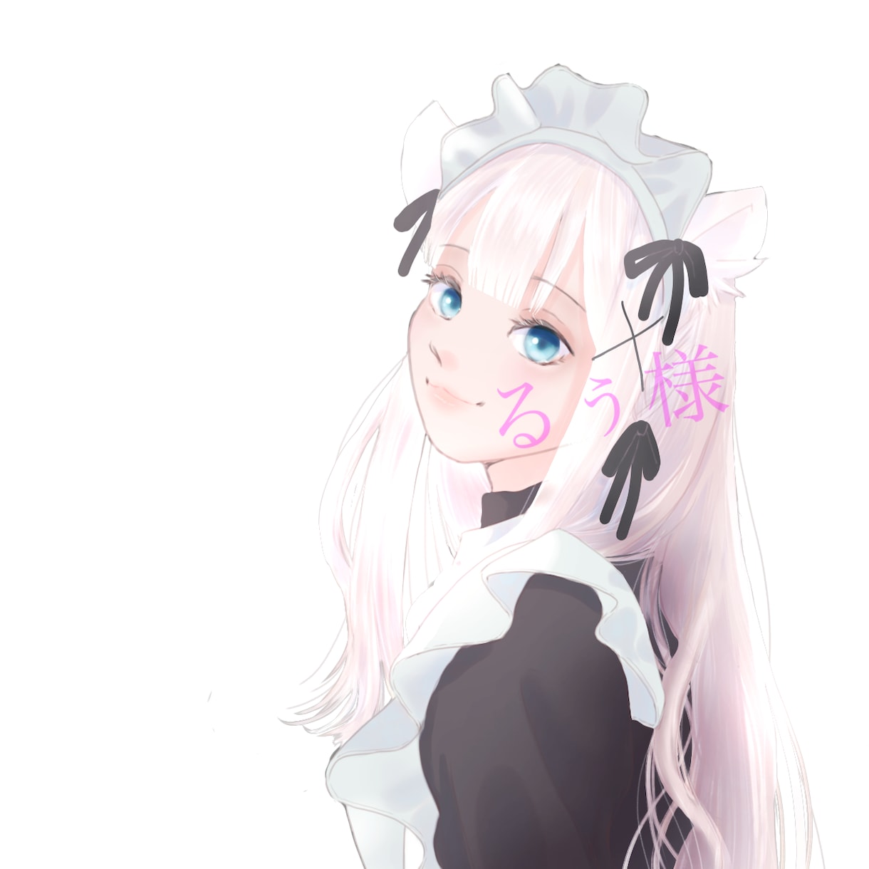 小悪魔、モケ耳、メイド、お描きします ★今のアイコンをバージョンアップしませんか？ イメージ2
