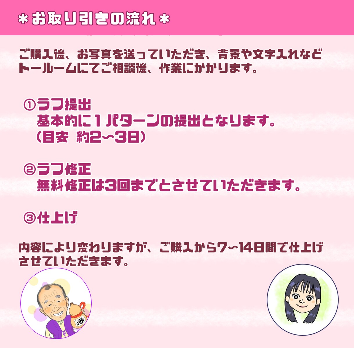 きれい＆ポップな似顔絵アイコン描きます 写真を使うのは…という方！似顔絵のアイコンいかがですか？ イメージ7
