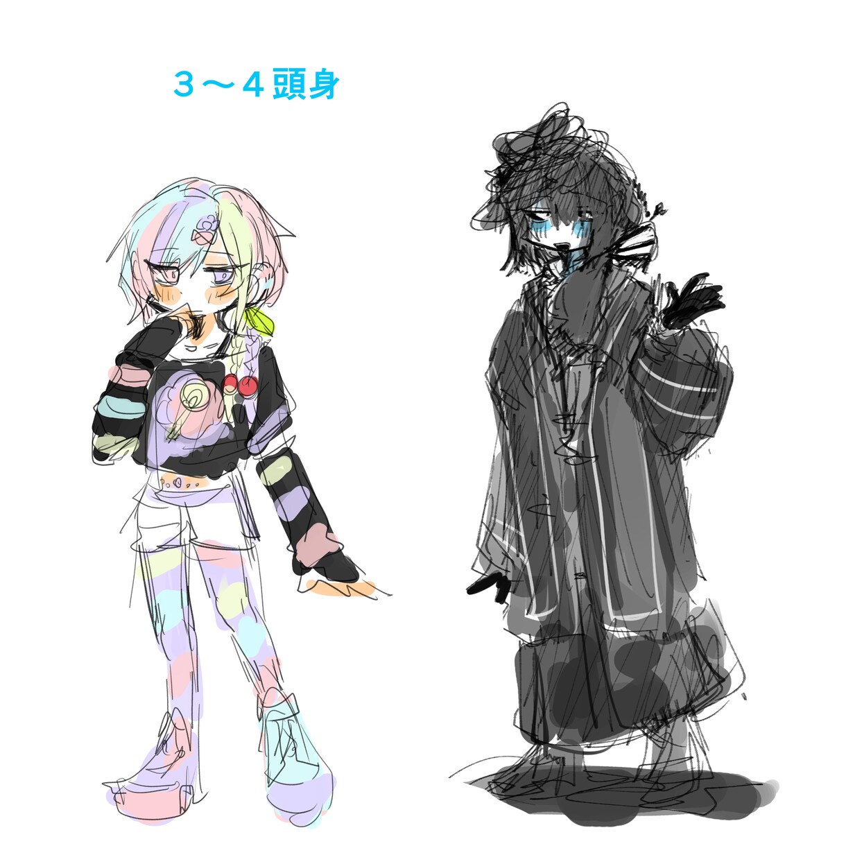 最短2日/デフォルメ（SD）イラストお描きします イメージに合わせて制作致します！ イメージ3